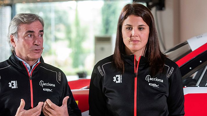 Telediario 1 - Laia Sanz: "Mi objetivo es correr el Dakar con un coche competitivo"
