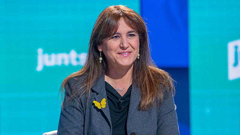 Laura Borràs critica el apoyo de ERC a los Presupuestos: "A quien apuntala es al Gobierno, no a Cataluña"