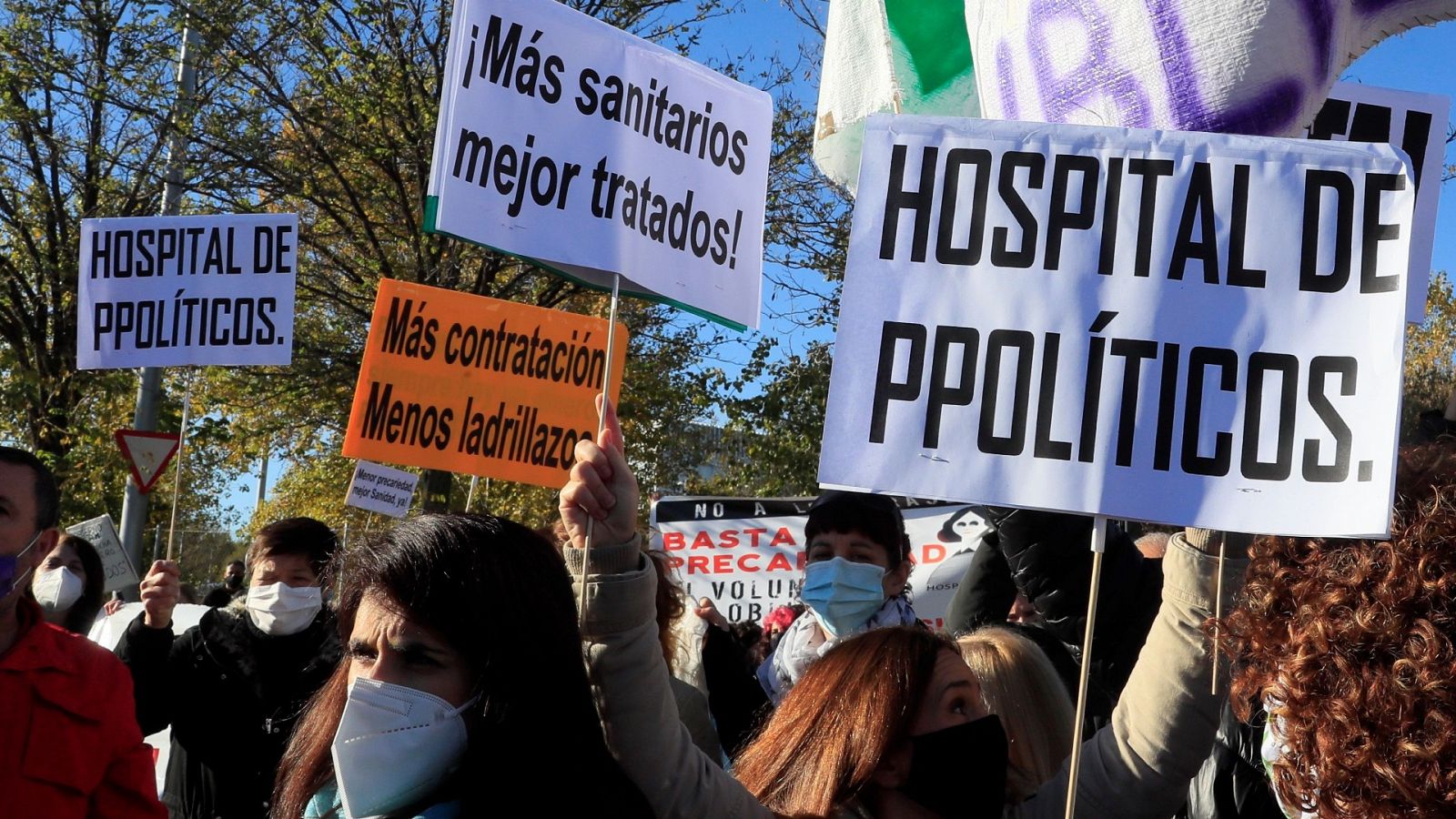 Los sindicatos sanitarios critican la construcción del Hospital Enfermera Isabel Zendal
