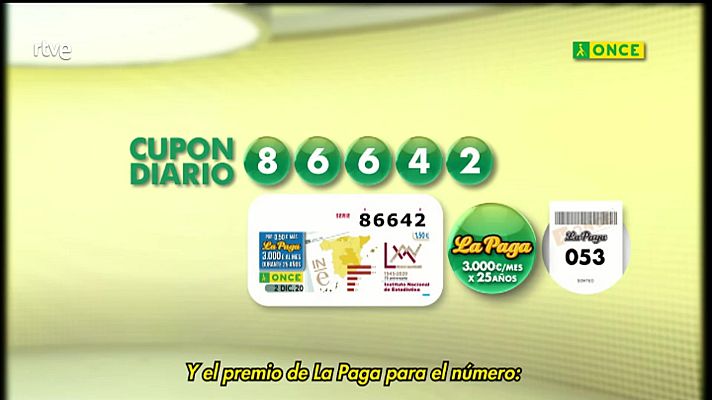 Sorteos ONCE - Sorteo ONCE - 02/12/20