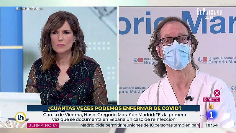 Entrevista a Darío García de Viedma, investigador del Gregorio Marañon sobre la primera reinfeccion por coronavirus