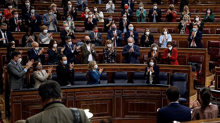 Telediario 1 - El Congreso da luz verde a los Presupuestos con una amplia mayoría