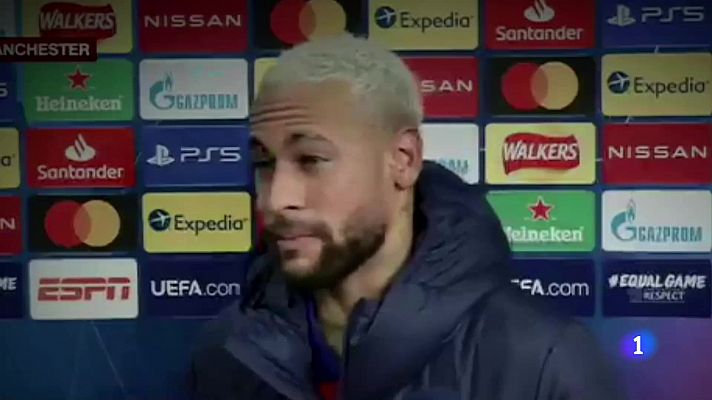 Telediario 1 - Neymar 'se pide' a Messi para el año que viene