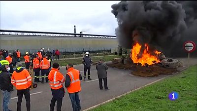 Mobilizacin dos traballadores de Alcoa San Cibrao xuzo do ERE colectivo