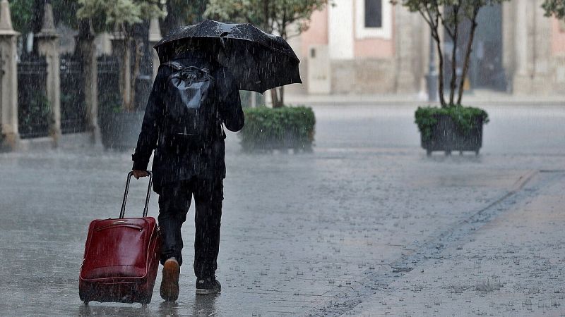 Precipitaciones fuertes en Galicia y en el área cantábrica