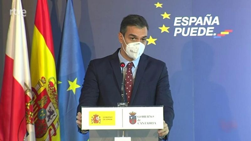 Sánchez prevé que para junio estén vacunados unos 20 millones de españoles