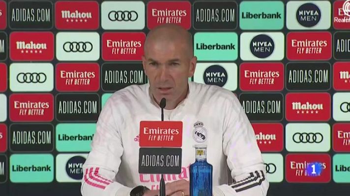 Telediario 1 - Zidane: "Es una suerte enorme estar en el Madrid"
