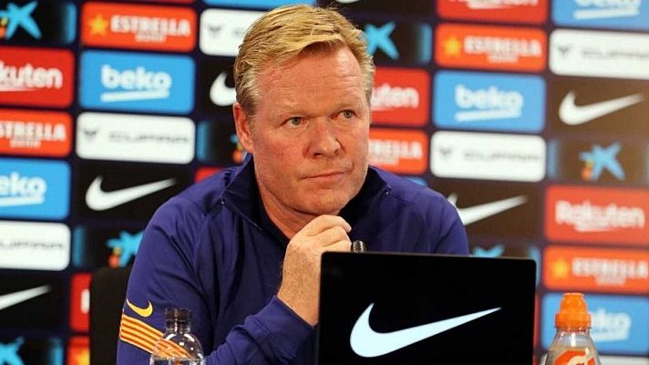 Telediario 1 - Koeman: "Los comentarios del club no ayudan"