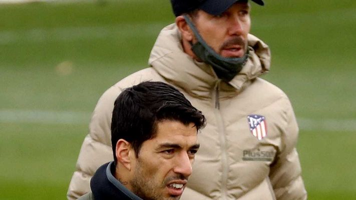 Telediario 1 - Simeone ya puede contar con Luis Suárez