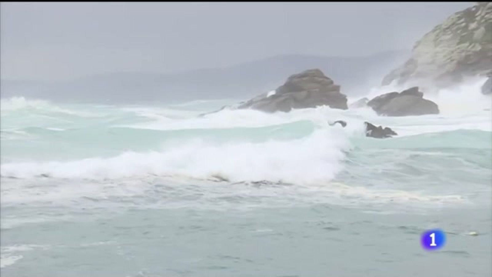 Aviso vermello no litoral da Coruña