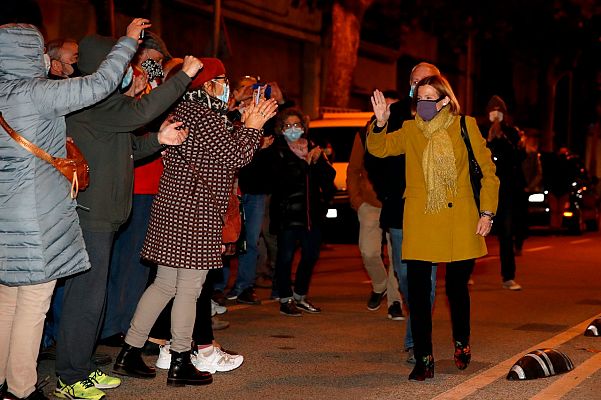 Forcadell y Bassa reingresan en prisión para cumplir su condena