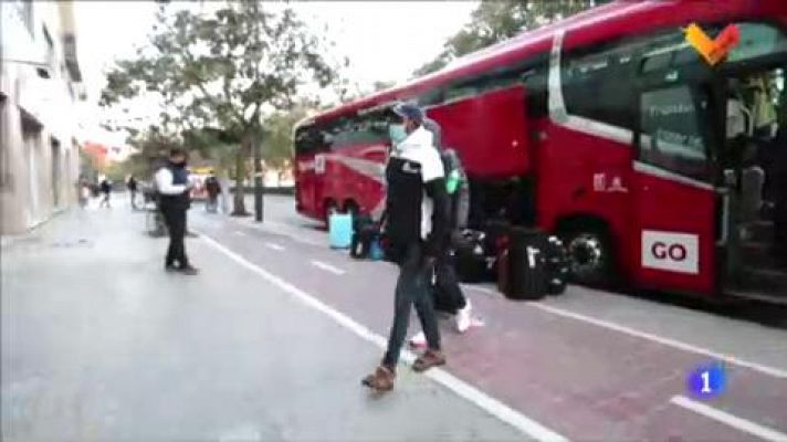 Telediario 1 - Valencia prepara su maratón bajo estrictas medidas sanitarias