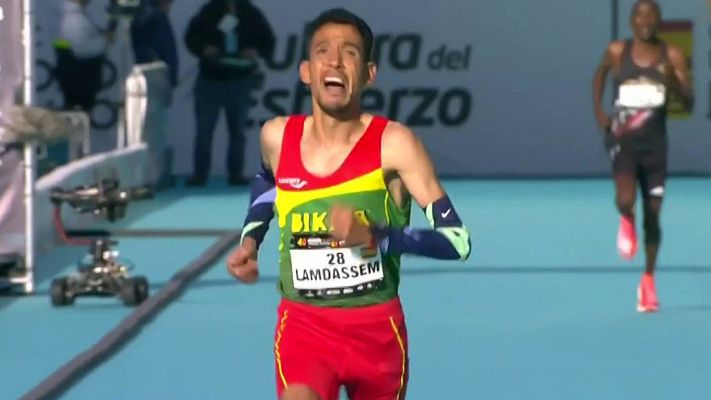 Atletismo - Lamdassem bate el récord de España de maratón