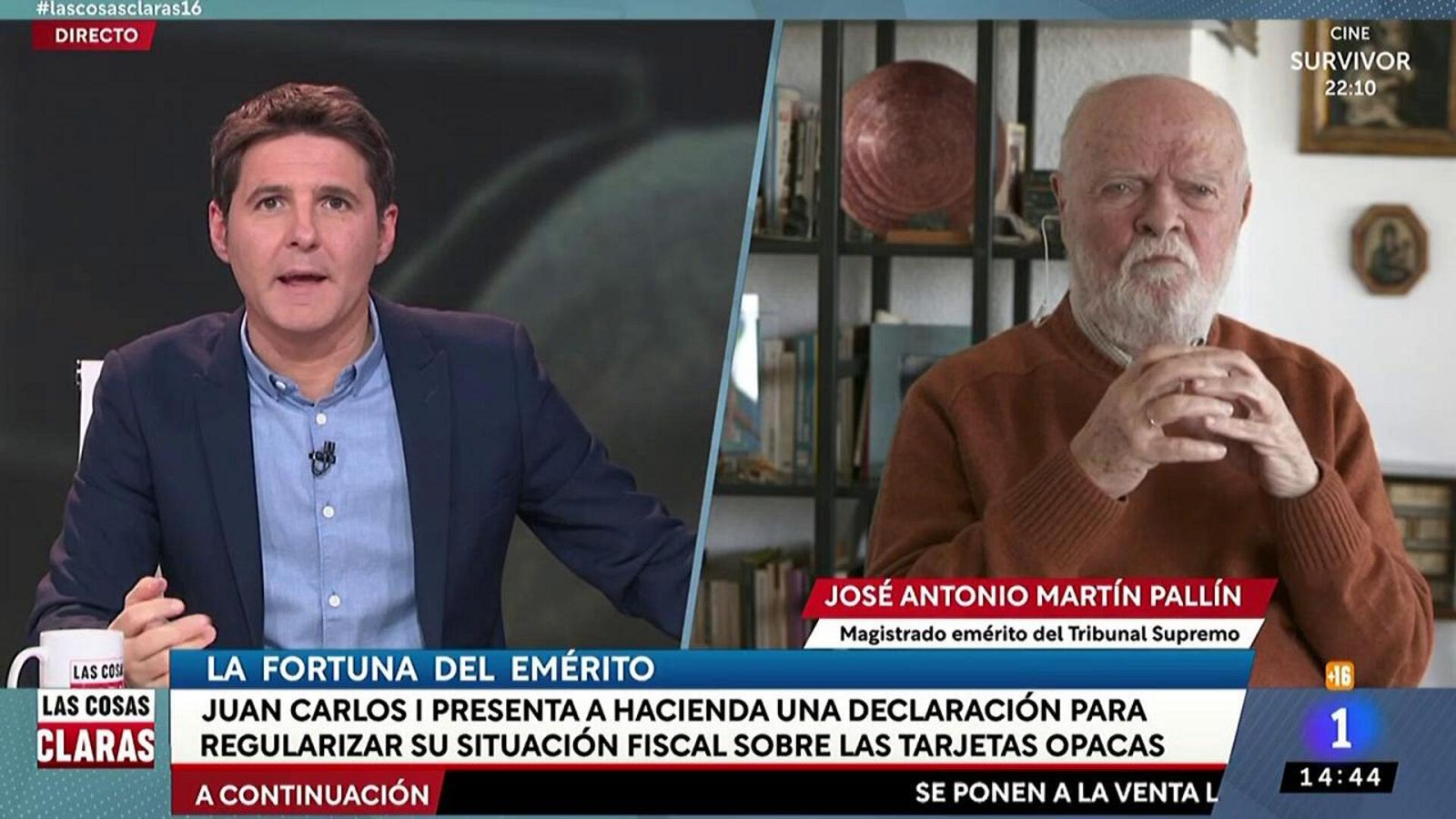 Martín Pallín, magistrado emérito del TS sobre la fortuna de Juan Carlos I:  "Si el rey emérito devuelve estas cantidades, pueda tener un atenuante"