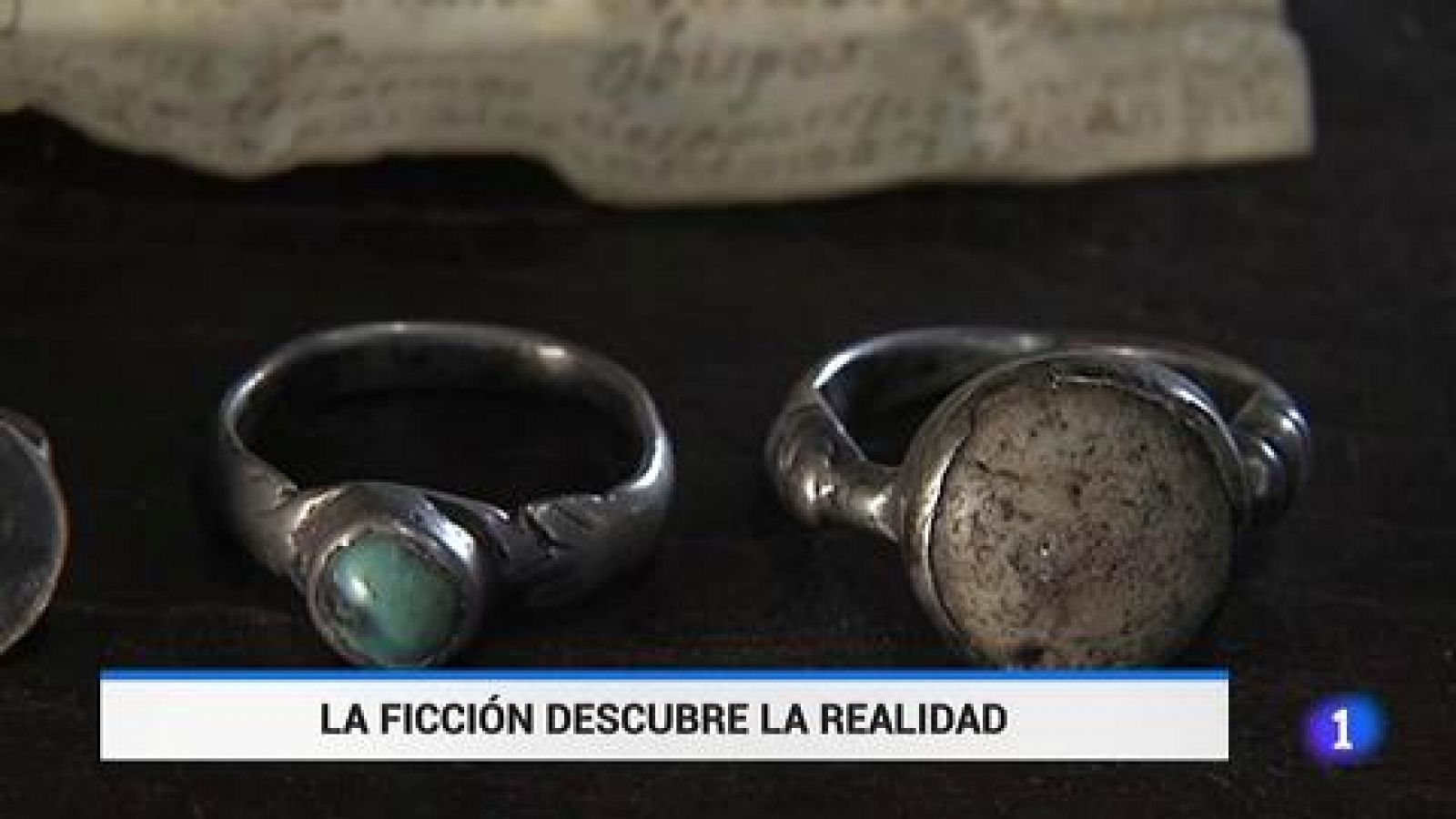 Telediario 1: Los anillos 'mágicos' medievales encontrados gracias a una novela | RTVE Play