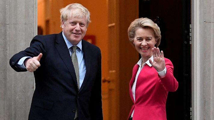 Johnson y Von der Leyen se reunirán en Bruselas para avanzar en el acuerdo comercial del 'Brexit'