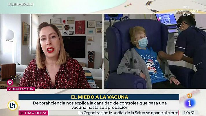 La hora de La 1 - Deborah Ciencia analiza el inicio de la vacunación