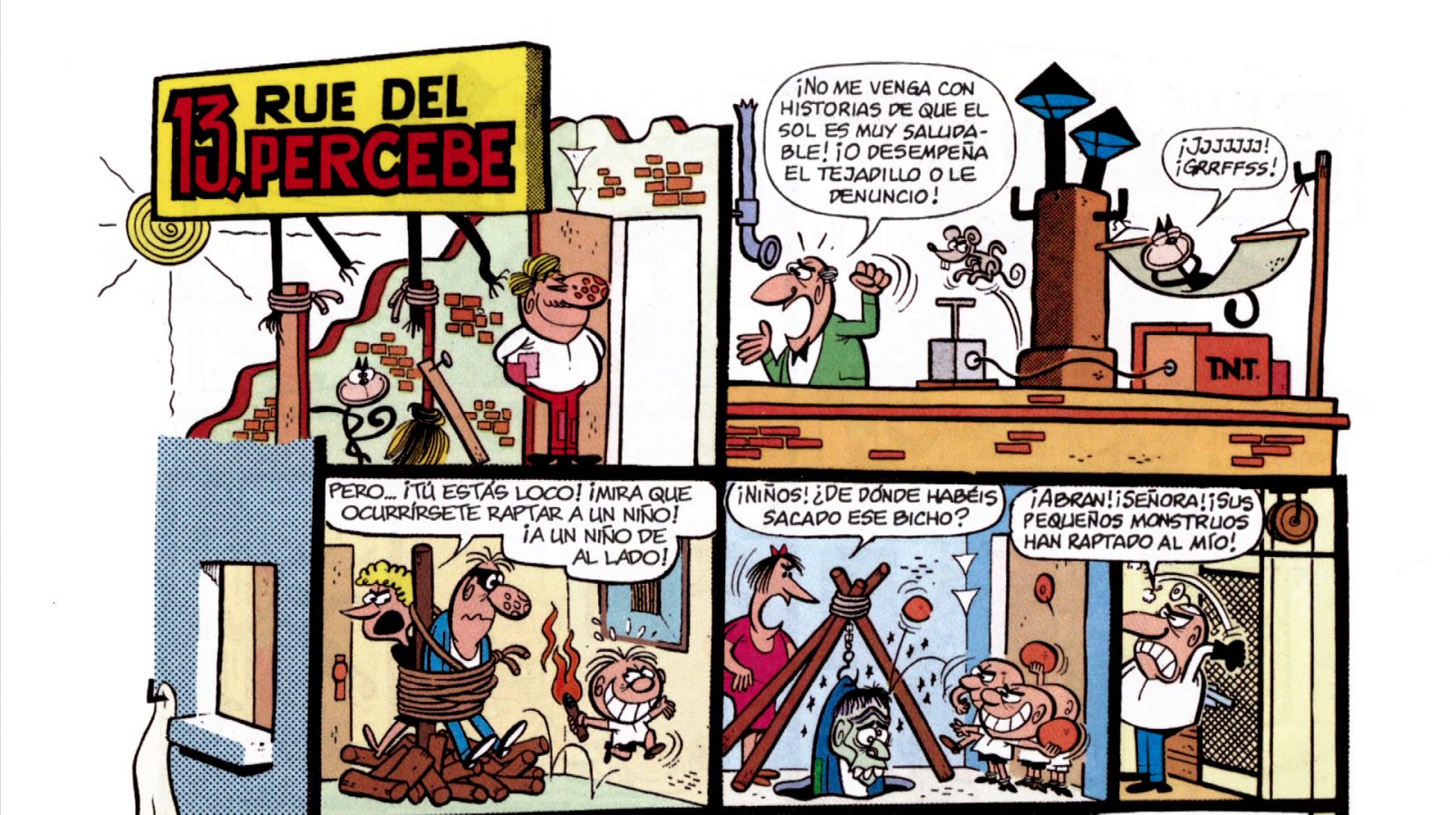 Imprescindibles explica cómo Ibáñez dibujaba el edificio del 13 Rue del Percebe.