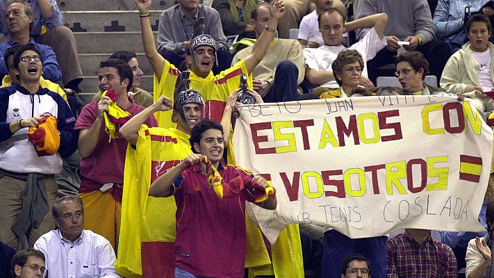 El Sant Jordi y la unión con el público  en la primera Davis