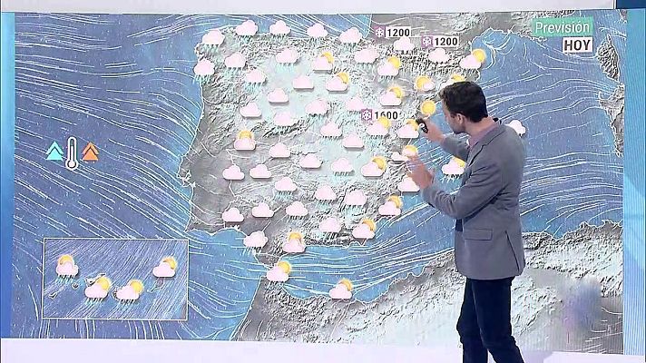 El tiempo - Un nuevo frente atlántico dejará precipitaciones en gran parte del país