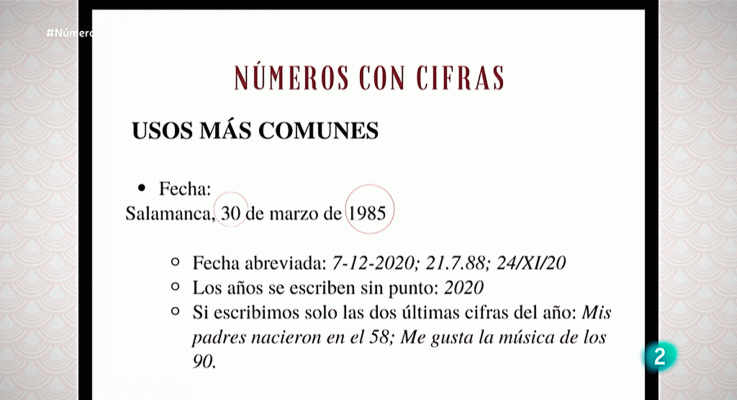 La aventura del Saber - Los números, cómo escribirlos correctamente