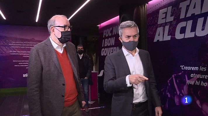 El candidato Font lanza el gancho de Xavi para persuadir a Messi de que siga en el Barça