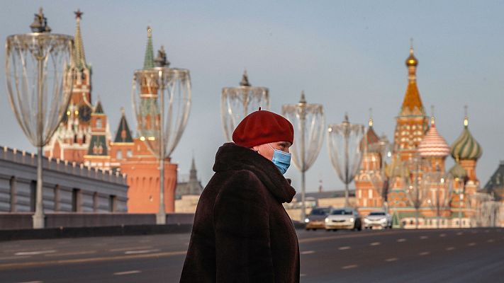 Telediario 1 - Rusia, poco concienciada sobre el peligro de la COVID-19