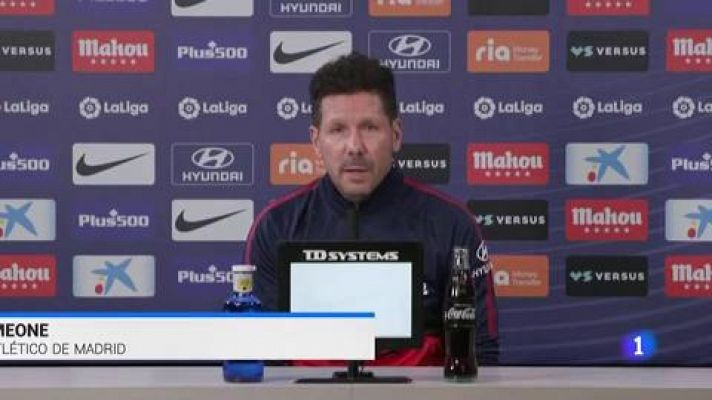 Simeone elogia a Zidane: "Transmite seguridad y confianza. Es ganador"