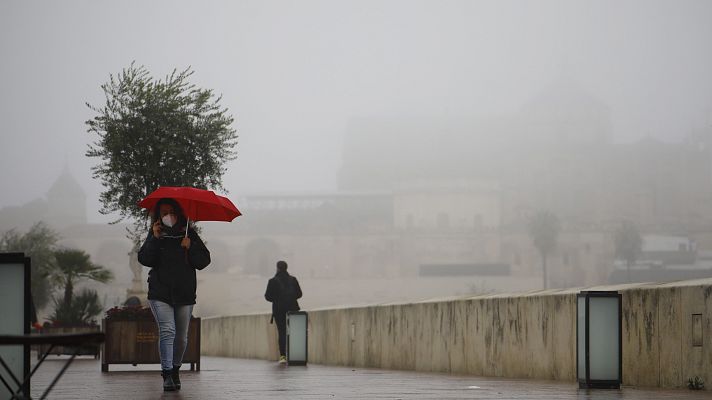 El tiempo - Lluvias persistentes en Pirineo occidental y sierras del sureste