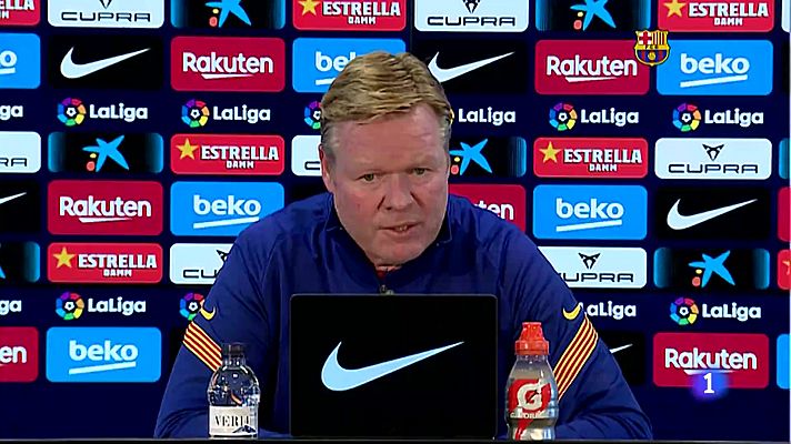 Telediario 1 - Koeman: "Prefiero que pierda el Atlético"
