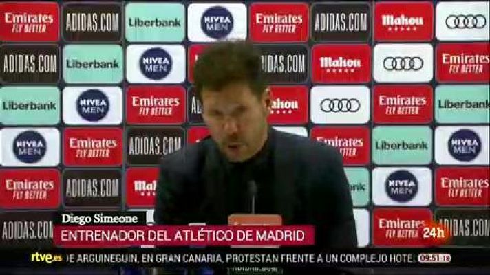 Simeone: "No arrancamos bien"