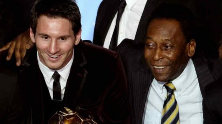 Telediario 1 - Messi aspira a igualar a Pelé si marca ante el Levante