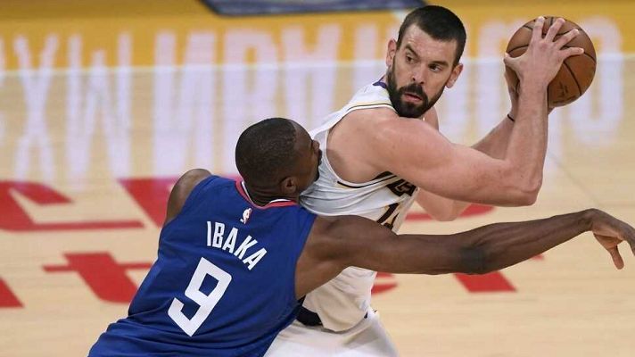 Telediario 1 - Marc Gasol debuta con los Lakers contra los Clippers de Ibaka