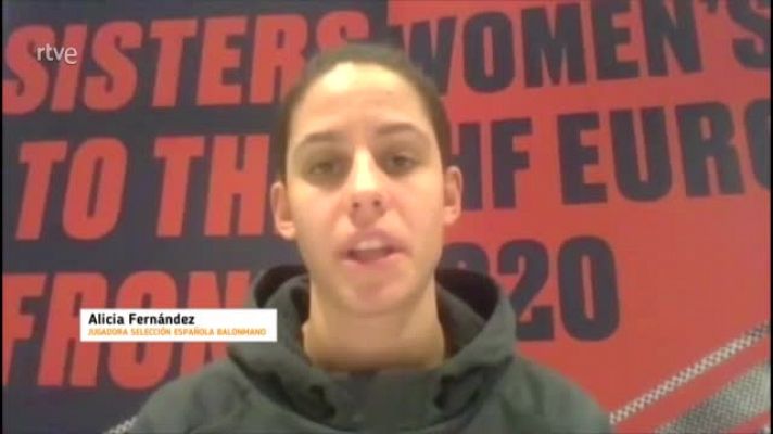 Europeo de balonmano | Alicia Fernández: "Este campeonato es importante para aprender de los errores"