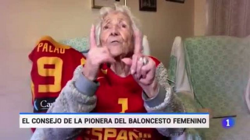 'Con Encarna Hernández, la pionera del baloncesto español'