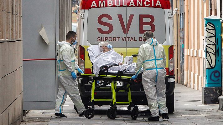 Telediario 1 - Contagios estancados y con riesgo de subidas en España