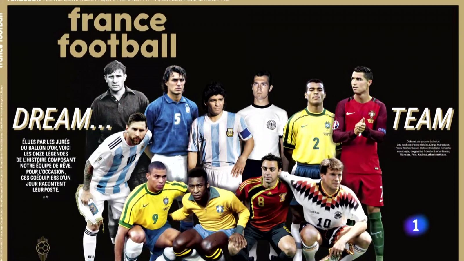 Xavi, en el mejor once de la historia de France Football | Ver