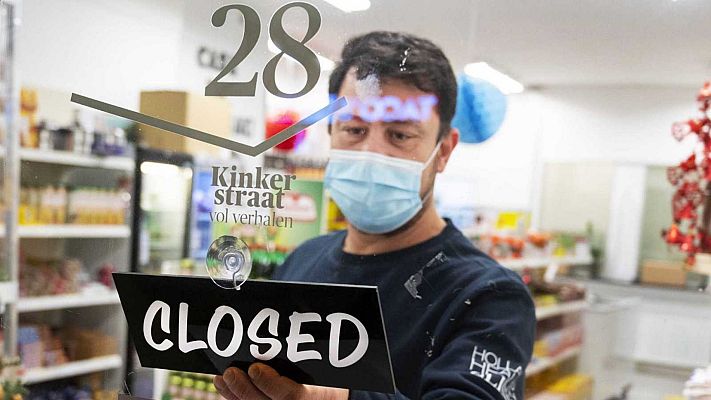 Telediario 1 - Europa endurece las restricciones para evitar una tercera ola tras la Navidad