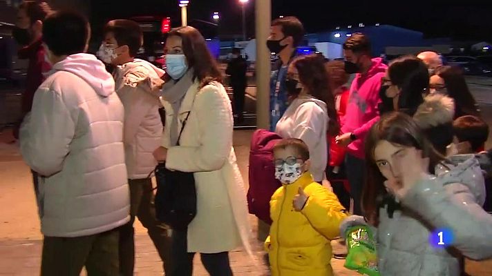 Telediario 1 - Colas en Lucena para ver el partido de Copa ante el Sevilla