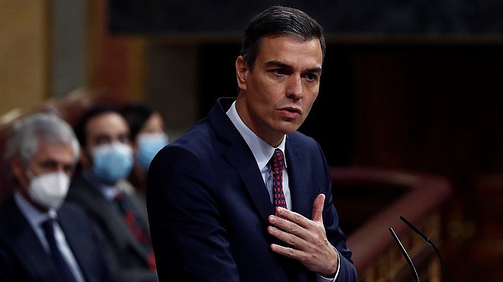 Especiales informativos - Sánchez alerta sobre el aumento de contagios: "Solo de nosotros depende no abrir la puerta a la tercera ola en Navidad"