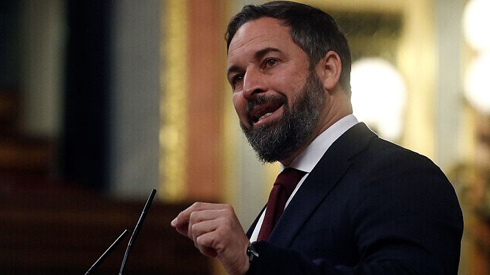 Especiales informativos - Abascal a Sánchez:"Cada día que ocupa ilegítimamente el banco azul, crece la miseria"