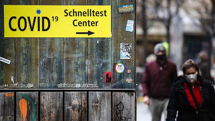 Telediario 1 - Alemania se cierra, con récords de muertes y casos de COVID