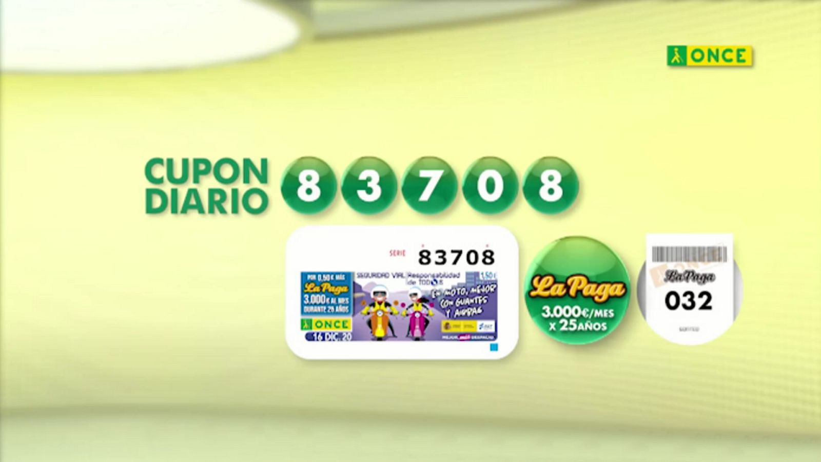 Sorteo ONCE - 16/12/20 - ver ahora