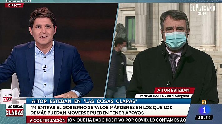 El miembro del PNV ha sido entrevistado en Las cosas claras