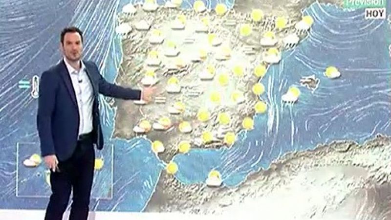 La AEMET prevé lluvias en Galicia y fuertes rachas de viento en la cordillera Cantábrica