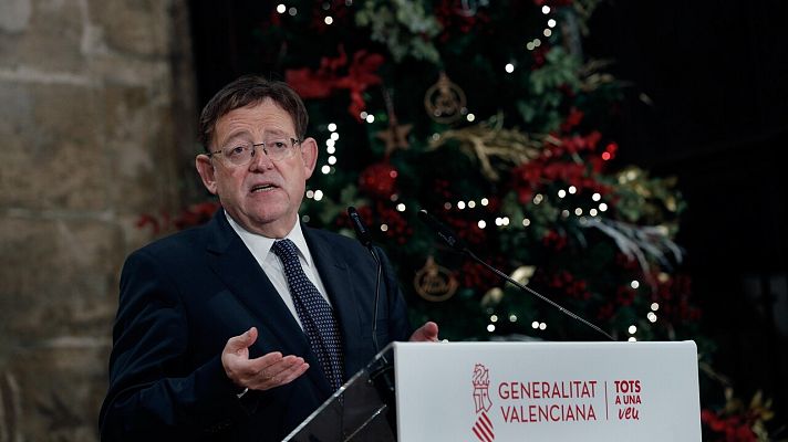 Telediario 1 - Ximo Puig advierte tras el alarmante aumento de contagios: "La posnavidad puede ser muy complicada"