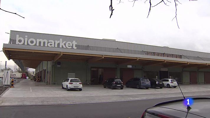 Telediario 1 - Primera lonja exclusiva de productos ecológicos