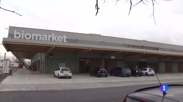 Telediario 1 - Primera lonja exclusiva de productos ecológicos