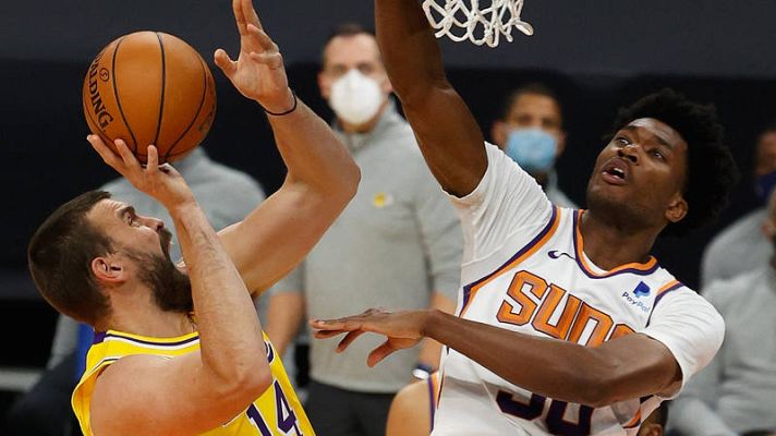 Telediario 1 - Los Lakers acaban la pretemporada invictos con Marc Gasol titular