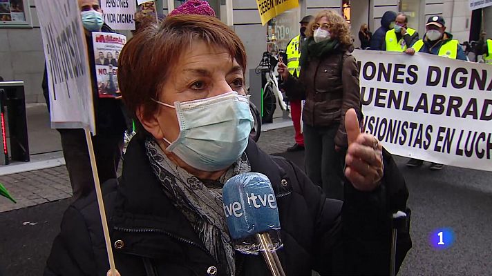Manifestación por el futuro de las pensiones y en contra de las reformas del Pacto de Toledo 